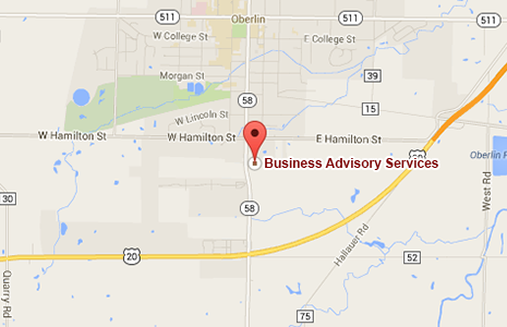Business Advisory Services Map